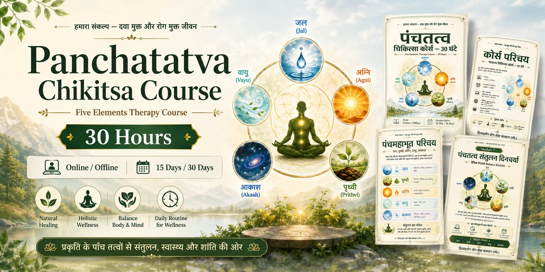 Panchatatva Chikitsa Course — 30 Hours