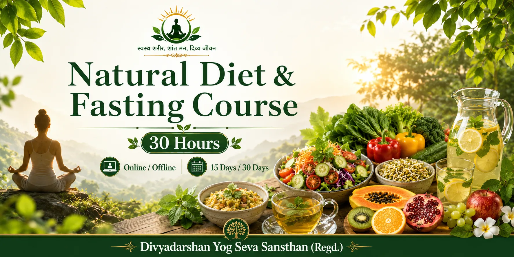 Natural Diet & Fasting Course — 30 Hours